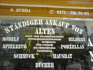 ständiger Ankauf von Alten