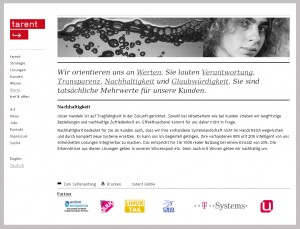 tarent-corporate-site-werte tarent corporate website / Werte / Nachhaltigkeit