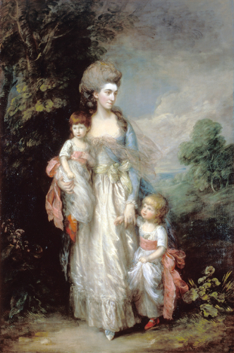 gainsborough Gainsborough, Thomas Mrs Elizabeth Moody with her sons Samuel and Thomas year c.1779-85