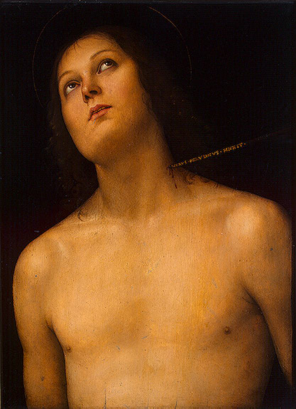 perugino St Sebastian , between 1493 and 1494 Perugino, Pietro (Pietro Vannucci)